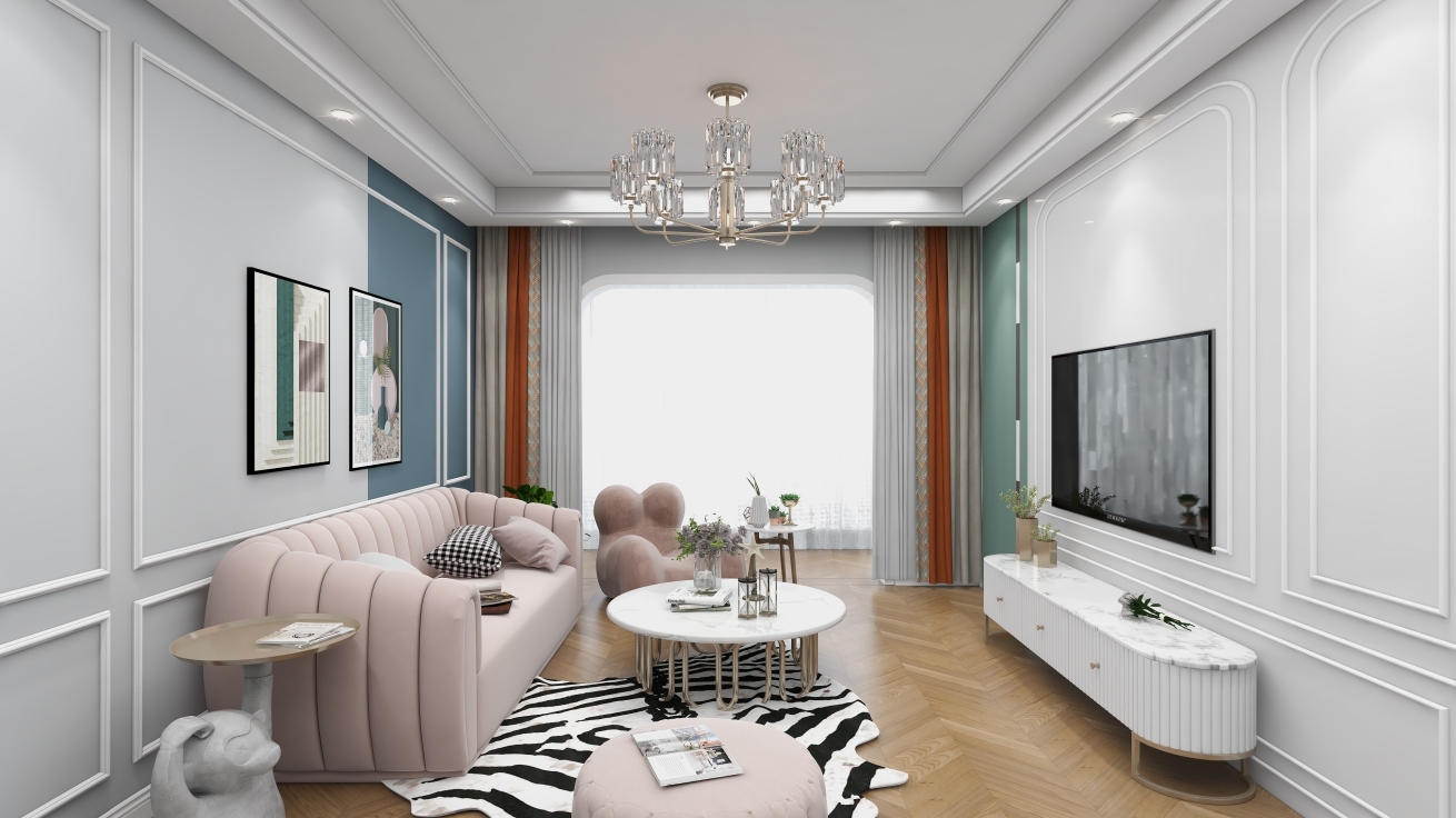 中梁壹號院 135平 現(xiàn)代簡約風格 18萬